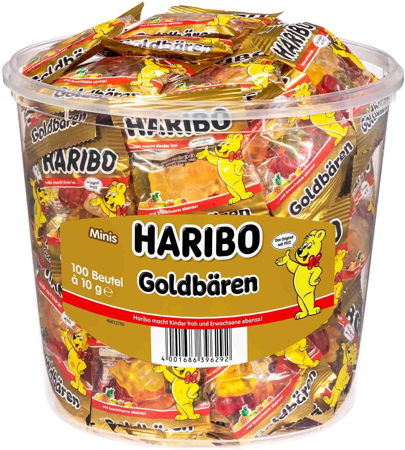 Haribo Gold Bears 100 Mini Bags