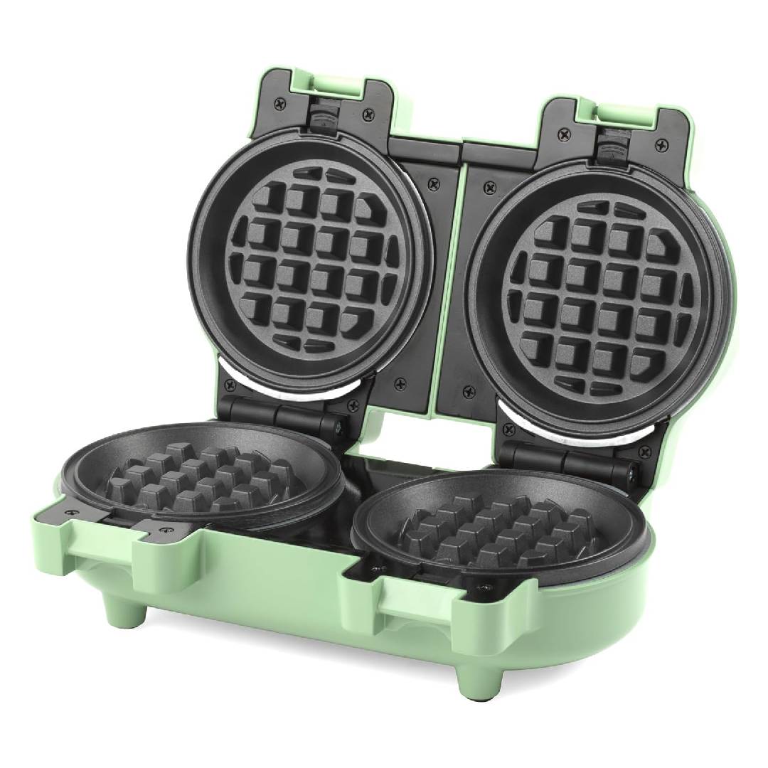 Giles & Posner EK5922GSGR Double Mini Waffle Maker