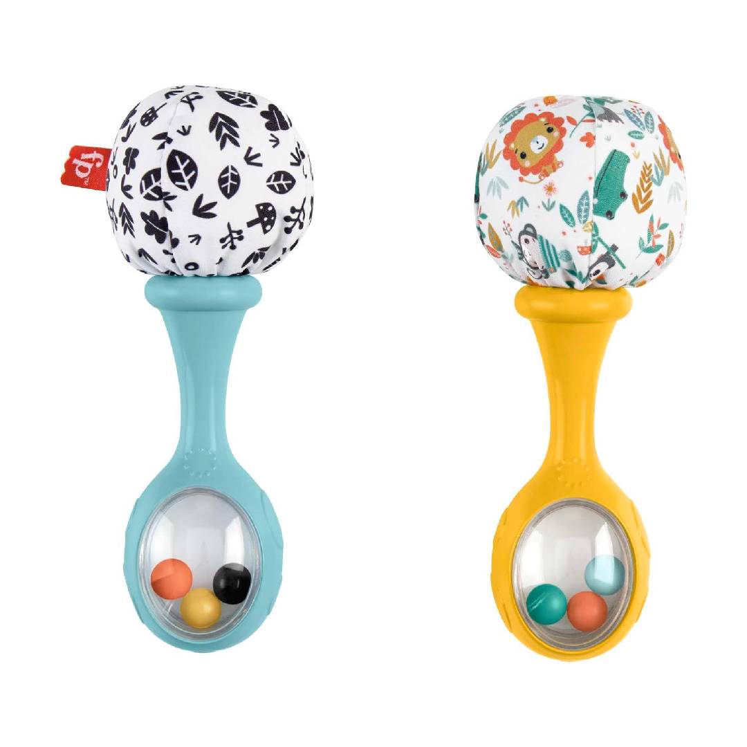 Fisher-Price Rattle ‘n Rock Maracas Baby Rattle Sensory Toys