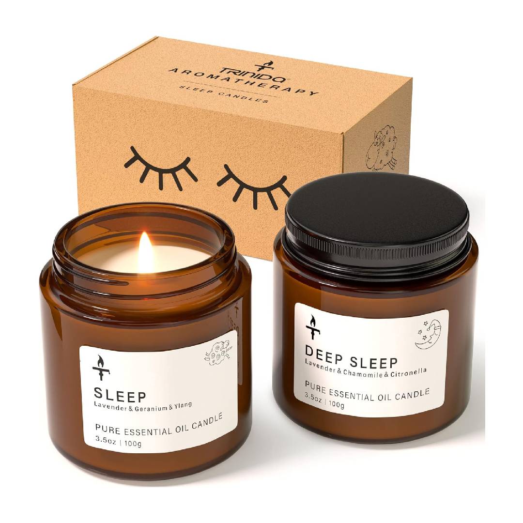 TRINIDa Sleep Candles Gifts for Women & Men