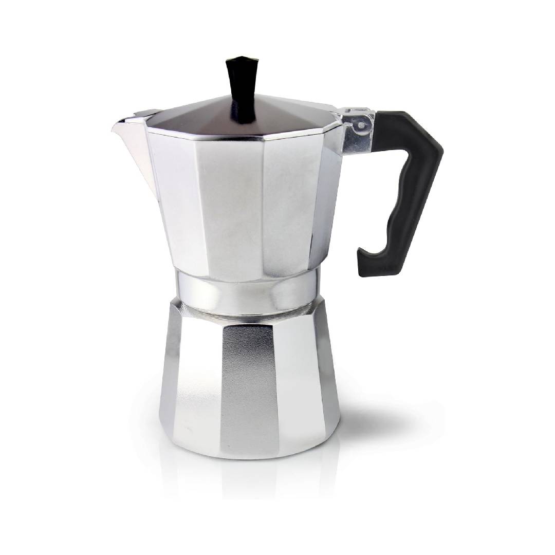 Grunwerg ECM-09 Italian Style Aluminium Espresso Coffee Maker