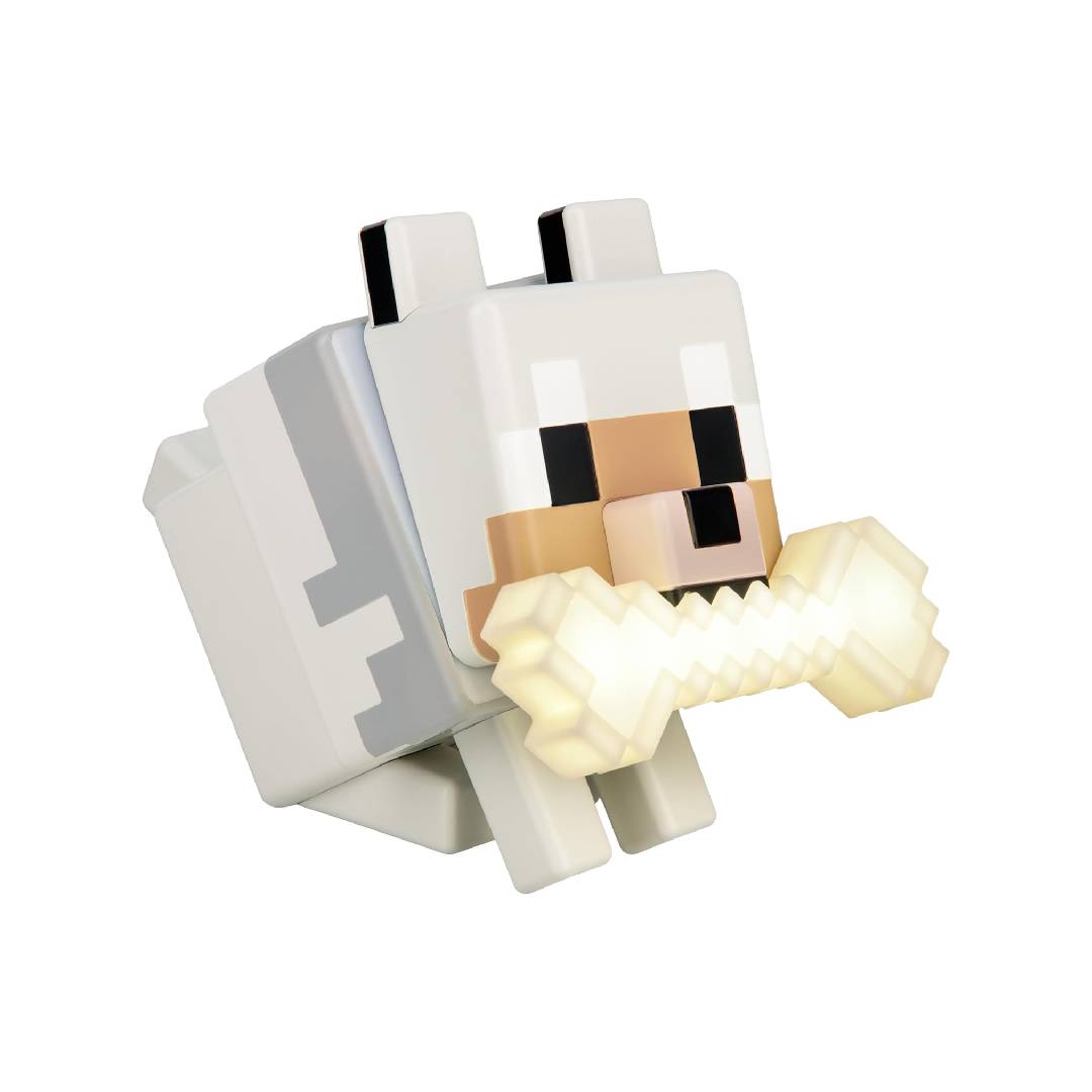 Paladone Minecraft Wolf GloBuddies 3D Colour Changing Light