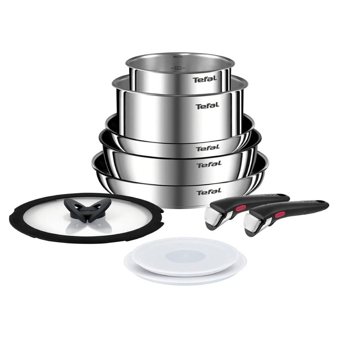 Tefal Ingenio stainless steel pan set