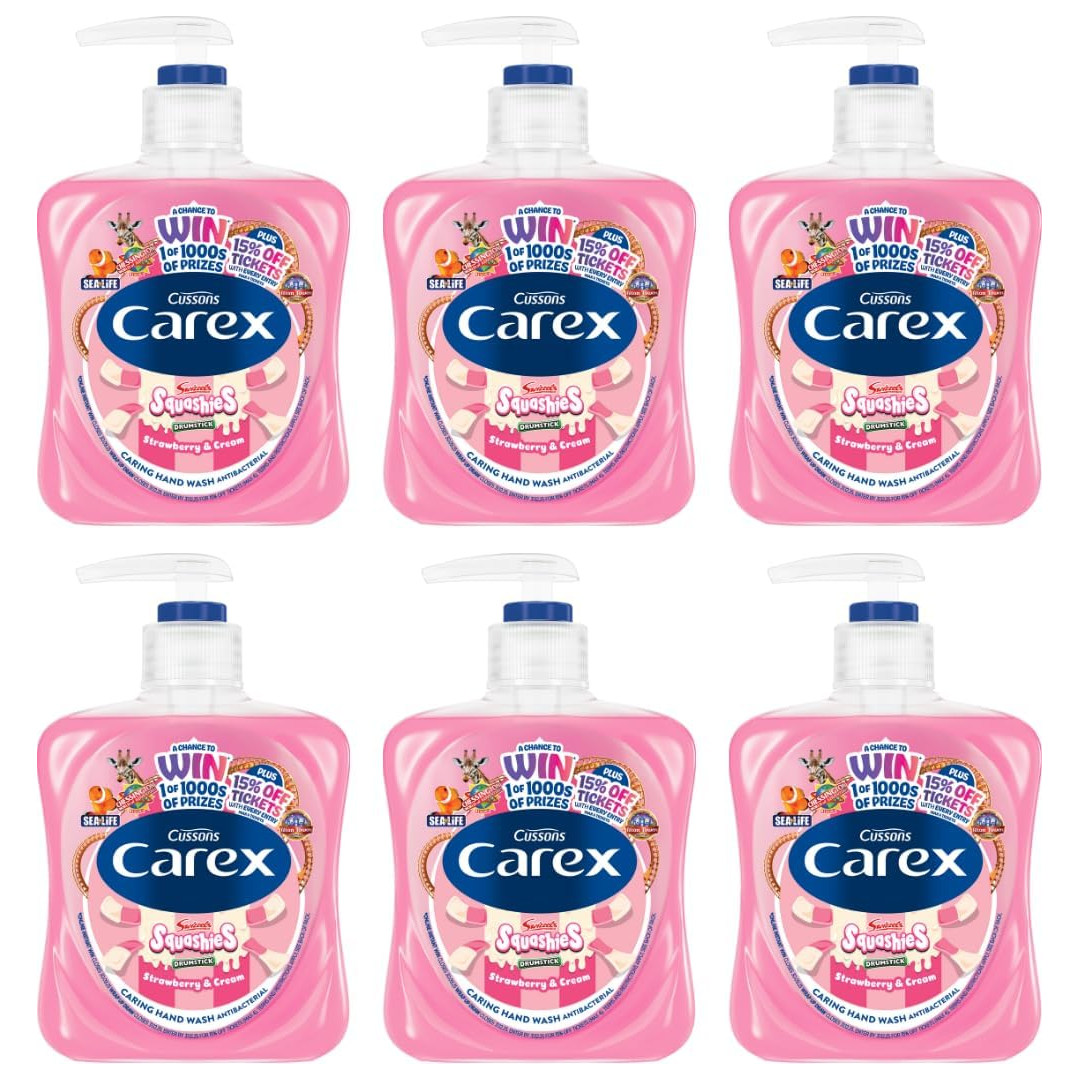 Carex strawberry antibacterial hand wash