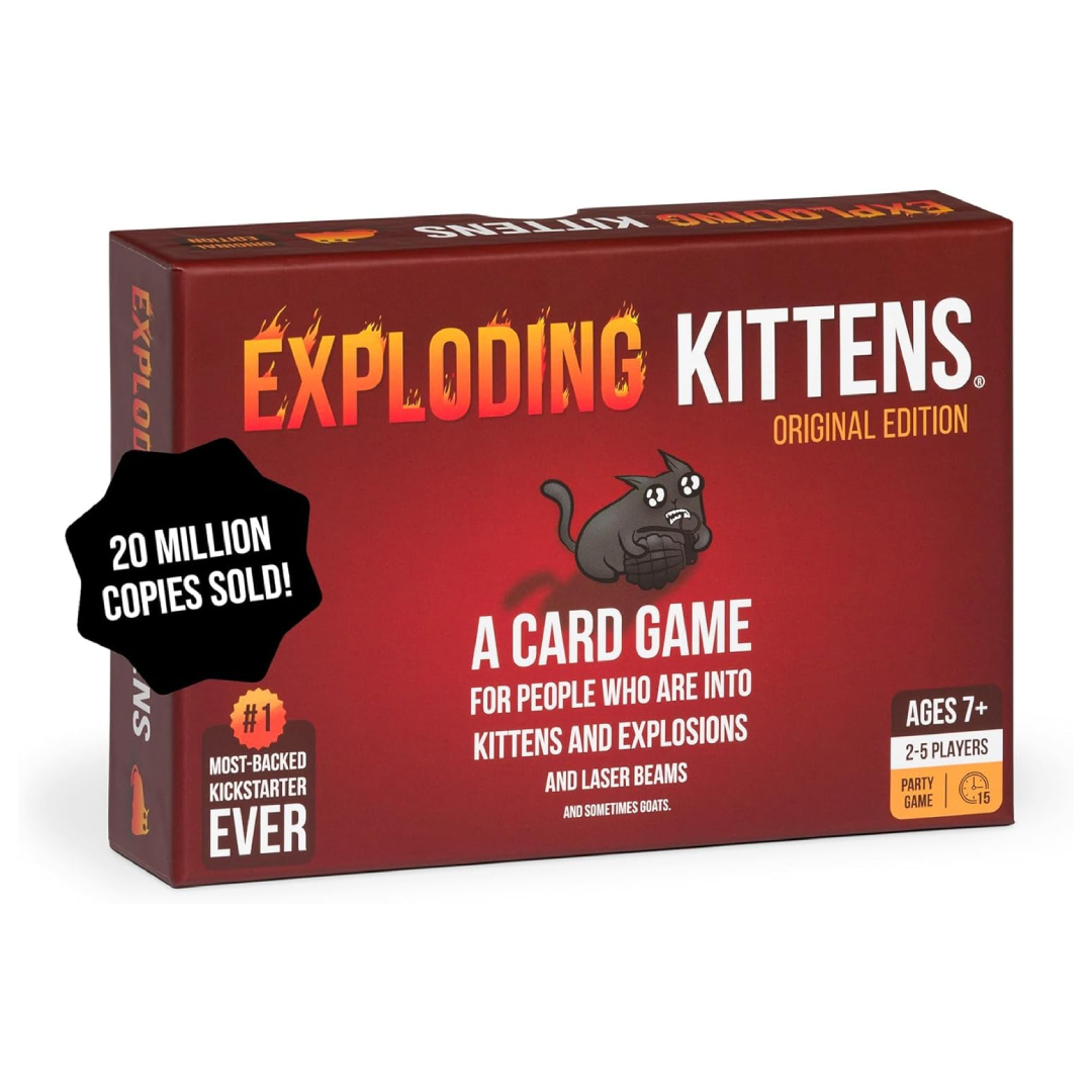 Exploding Kittens family card game
