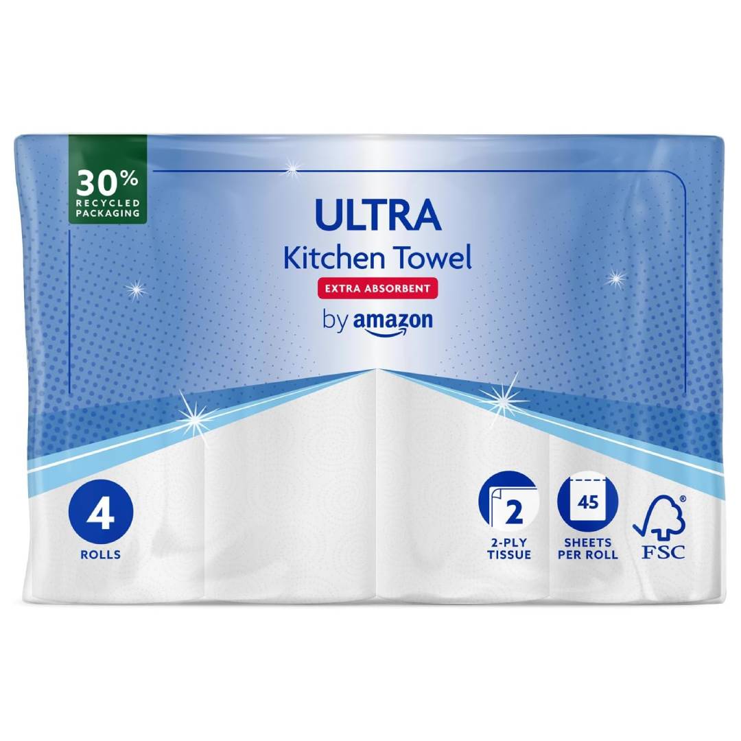 Ultra Kitchen Roll with 4 Absorbent Rolls