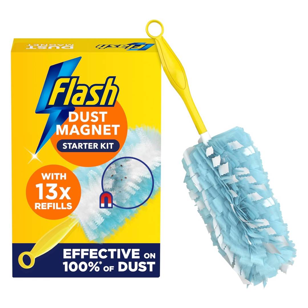 flash dust magnet starter kit handle and refills