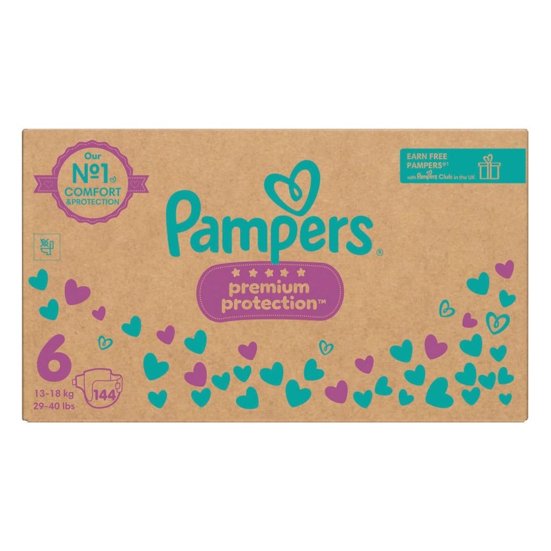 Pampers Premium Protection Size 6 nappies
