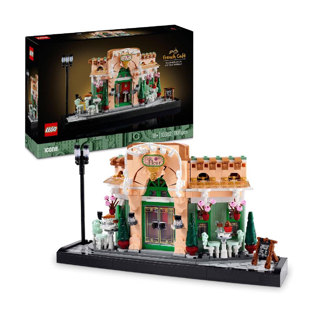 LEGO Icons French Café Building Set for Adults - incl. a Picturesque Facade