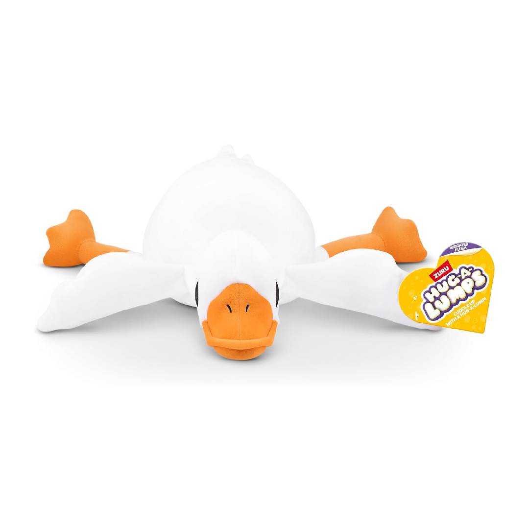 Hug-A-Lumps, ZURU Cuddly Soft Soothing Plush Toy, Weighted Plush Toy 1.5 kg (35 cm), Mav(Goose) by ZURU Mother's Day Gift