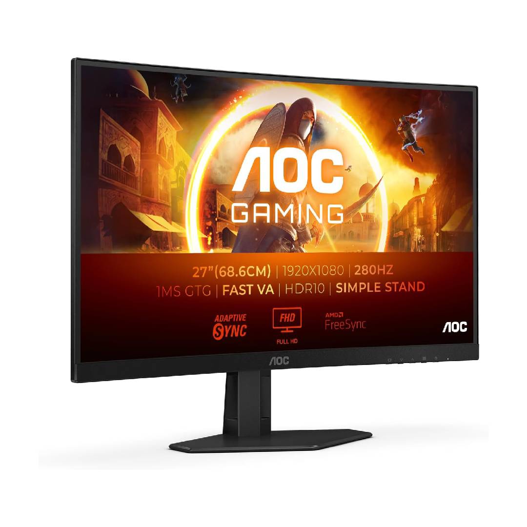 AOC gaming C27G4ZXE - 27 Inch Curved FHD Monitor, 280Hz