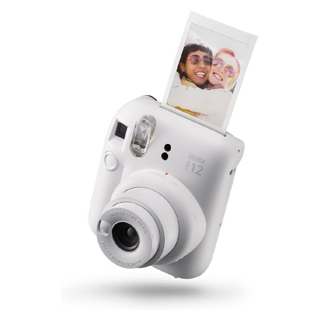 instax mini 12 camera, CLAY WHITE