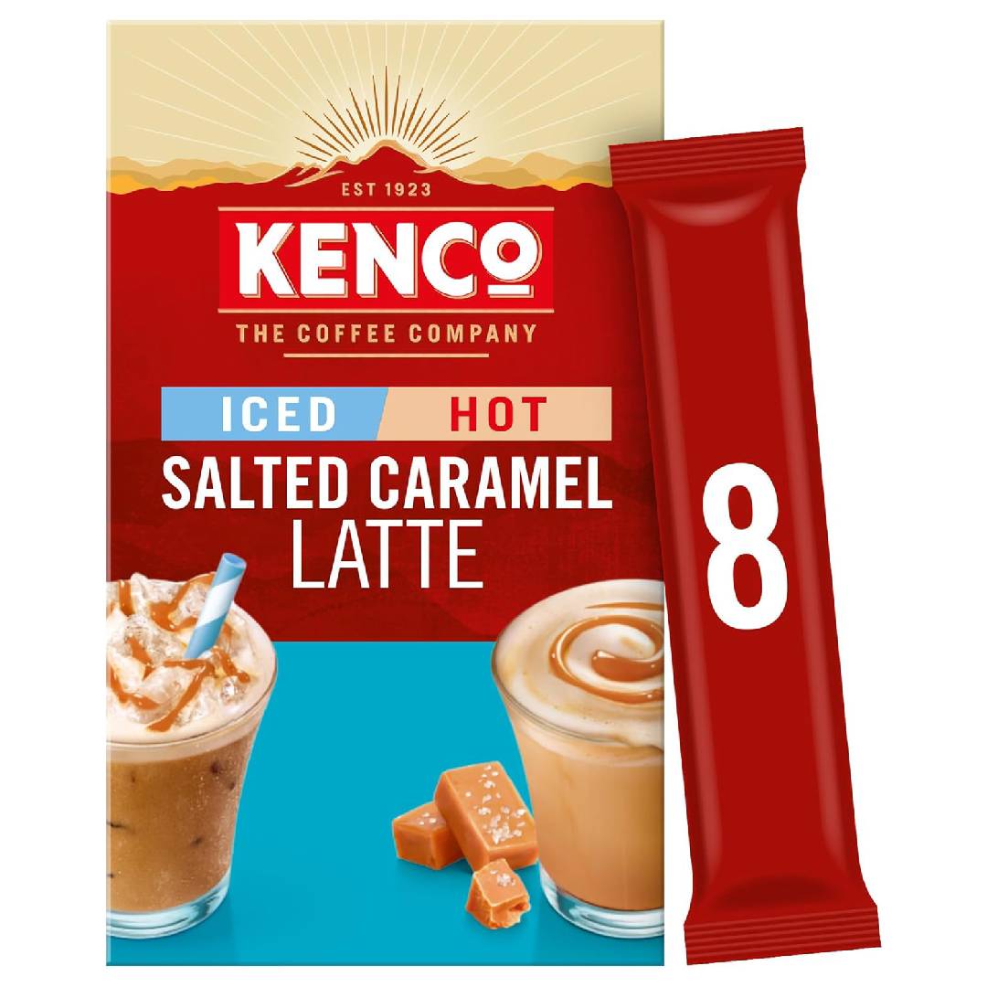 Kenco Iced Hot Salted Caramel Latte Sachets