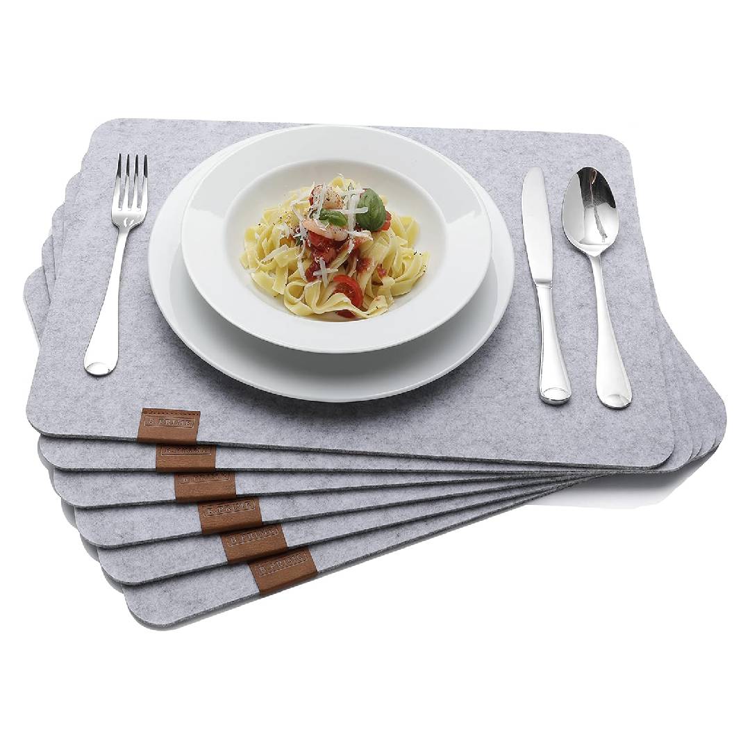 B.PRIME Set of 6 felt placemats