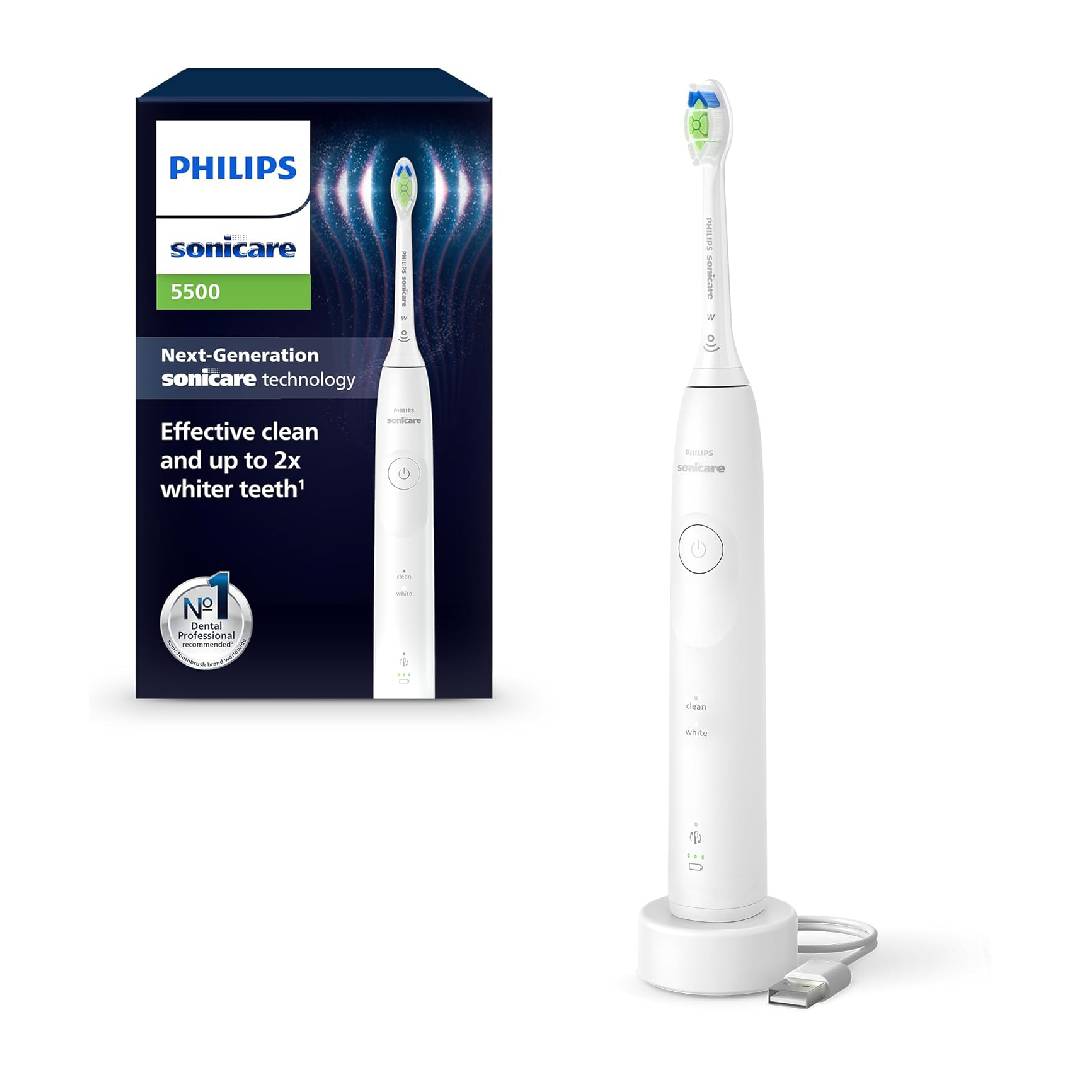 Philips Sonicare 5500 Electric Toothbrush, Sonic Toothbrush with 1 Intensity Level