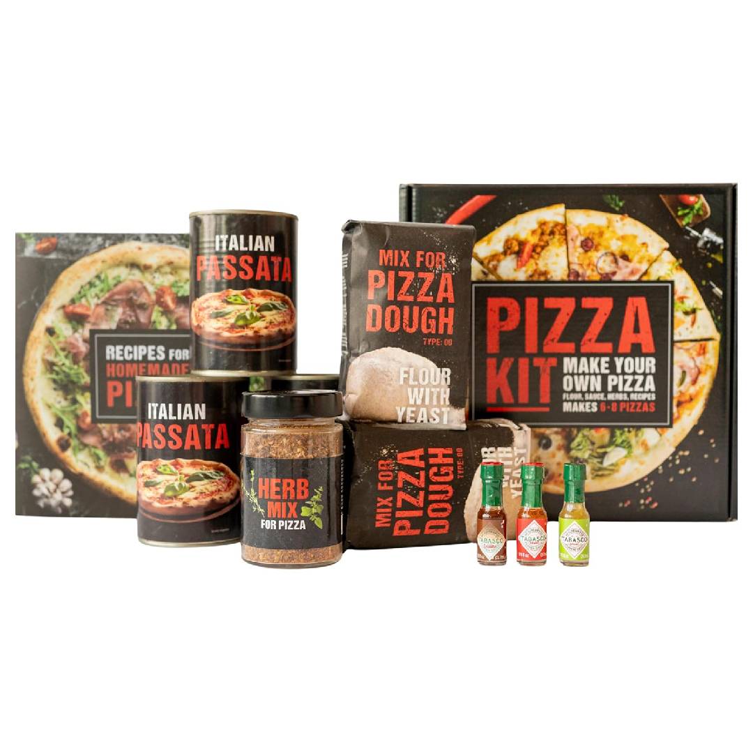TABASCO Hot Sauce Set 3 x 3.7 ml Bottles Including Pizza Set for 8 Pizzas