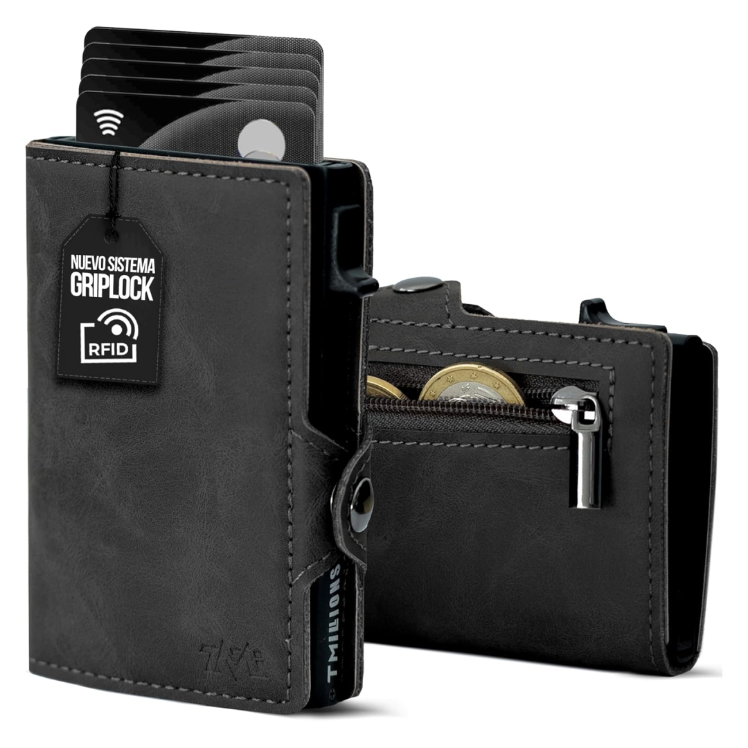 smart leather wallet