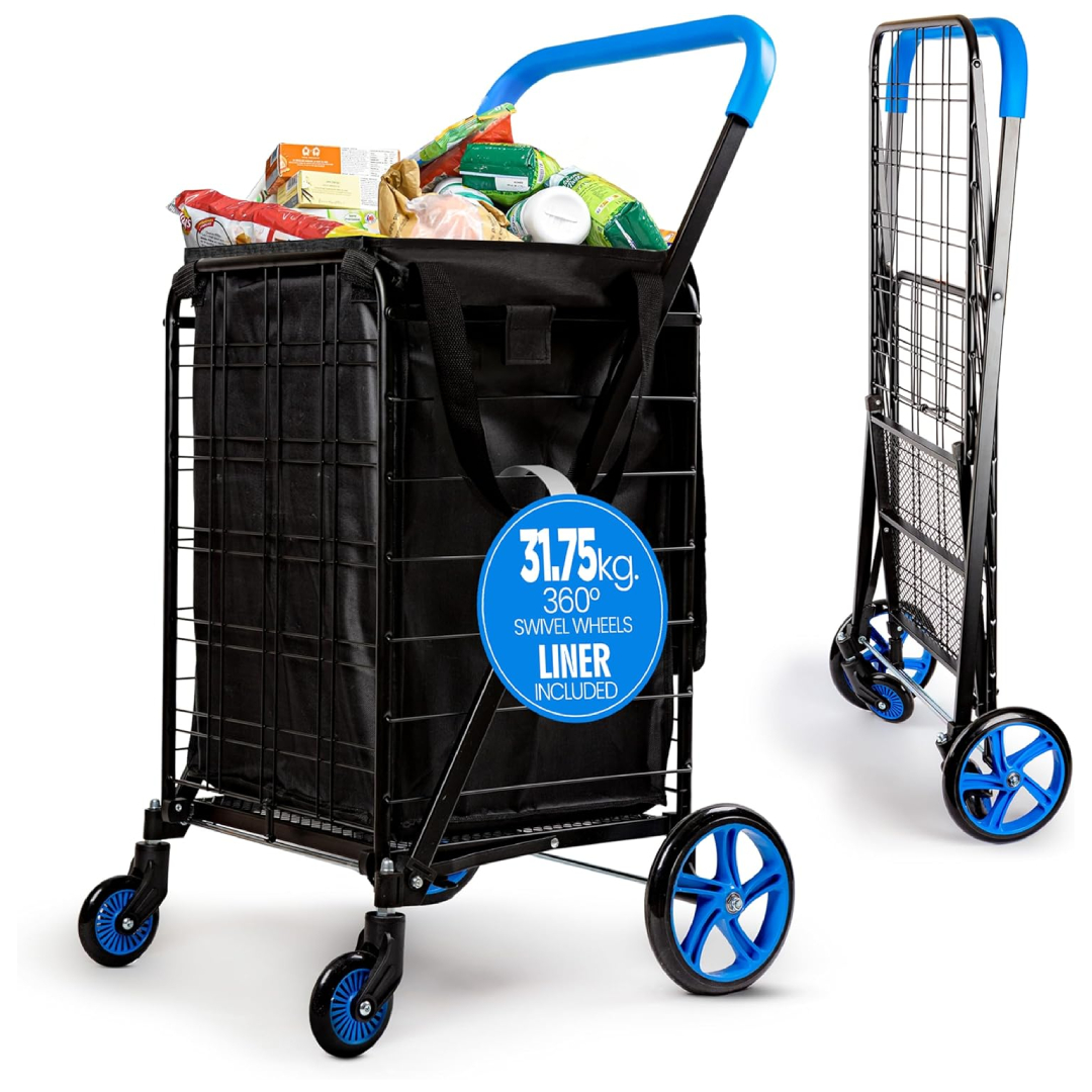foldable shopping trolley