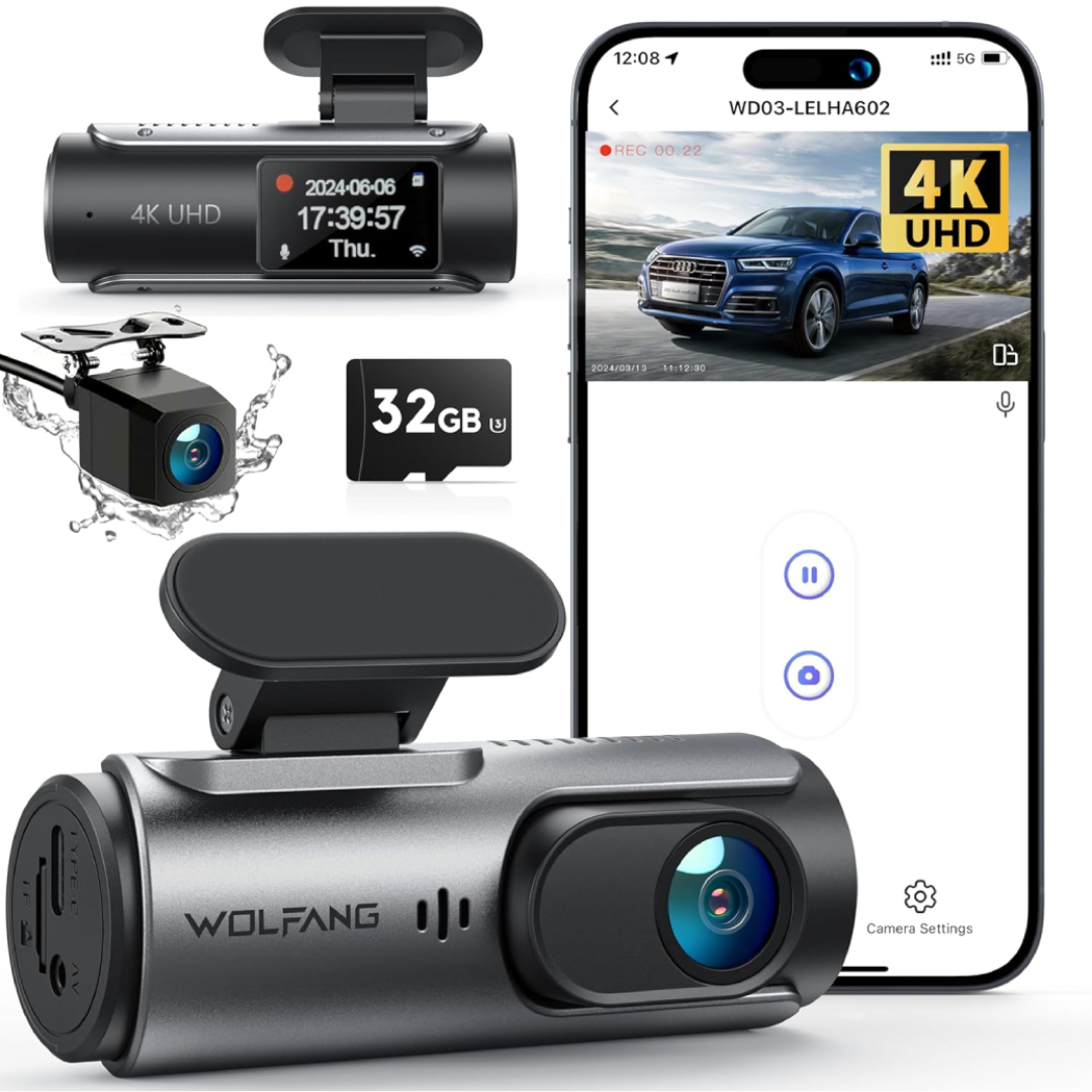 wolfang 4k dash cam