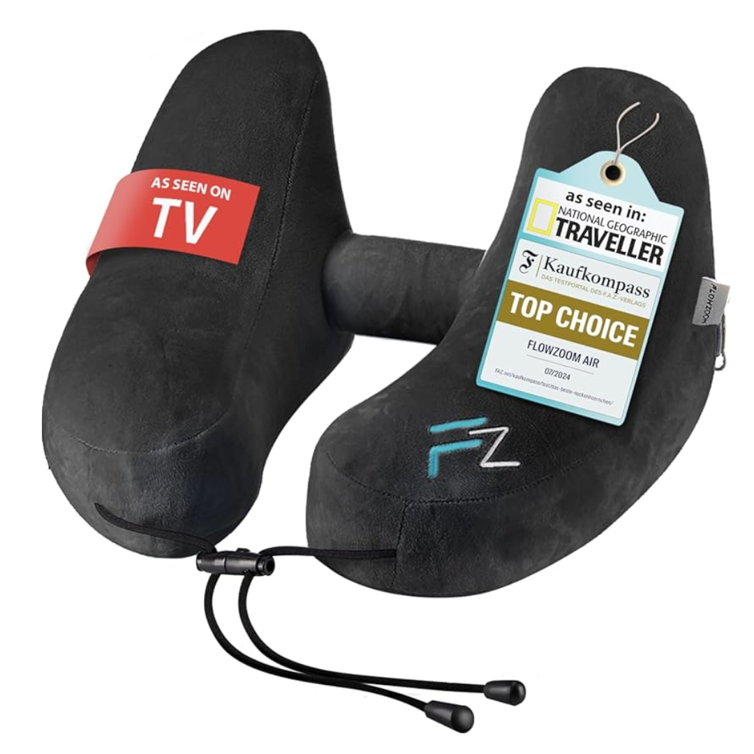 FLOWZOOM inflatable neck pillow