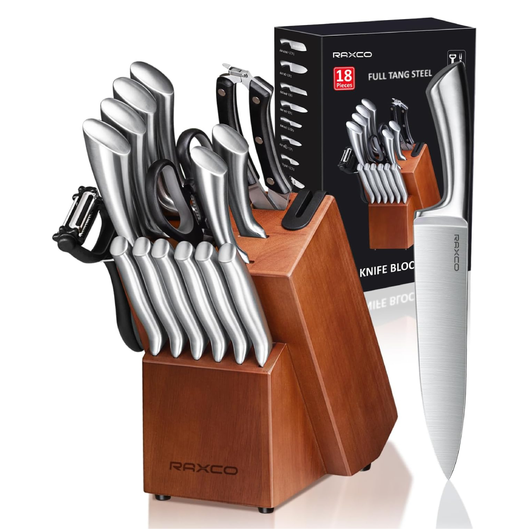 RAXCO 18 piece kitchen knife set