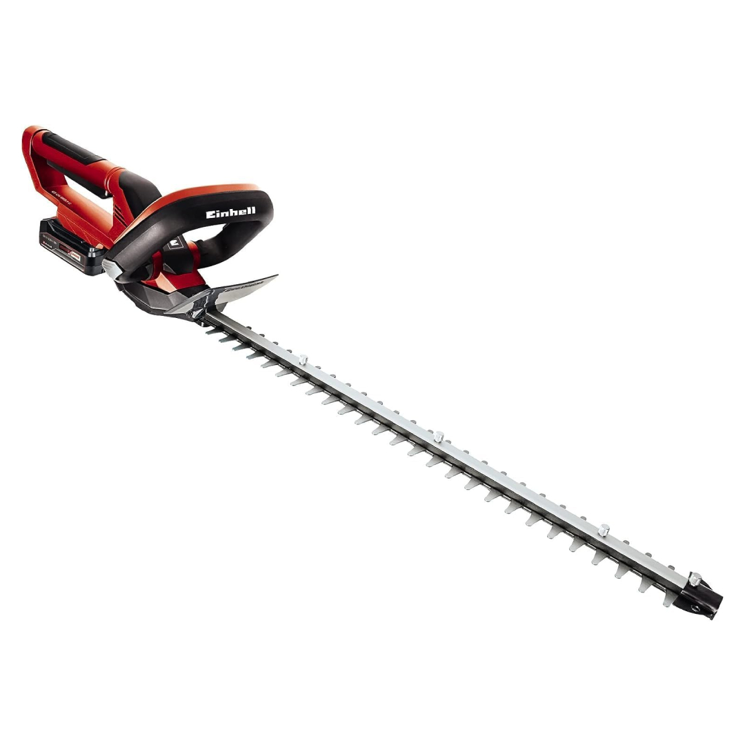 Einhell cordless hedge trimmer with battery