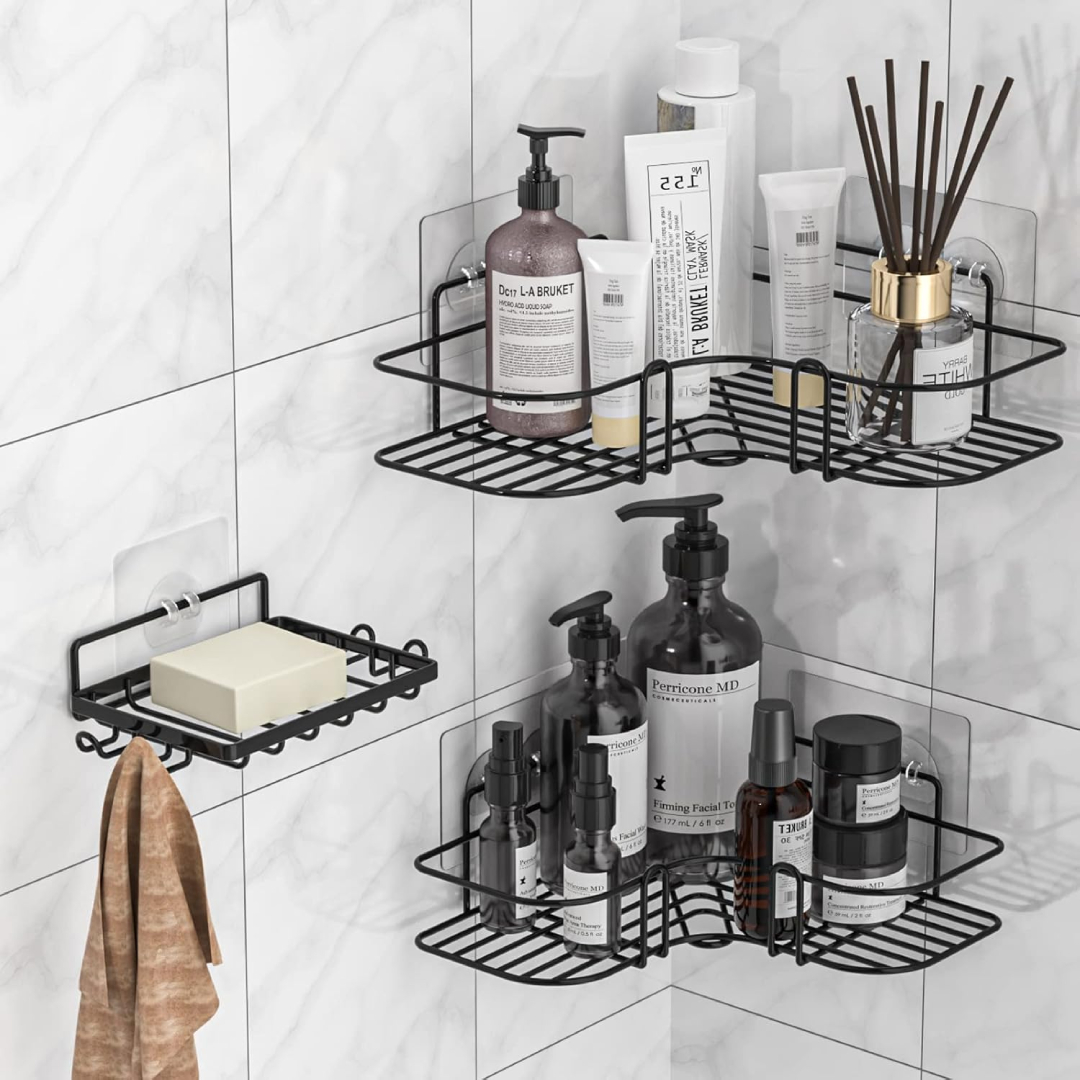 shower caddy without drilling
