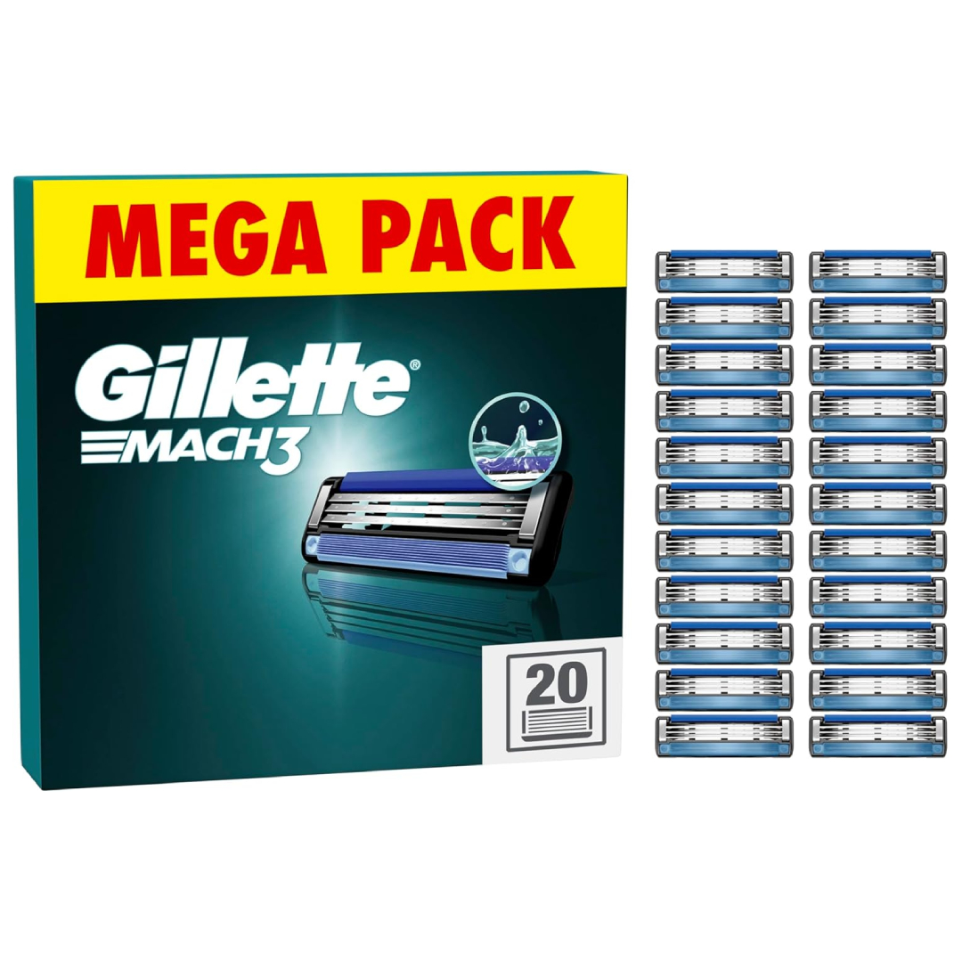 Gillette Mach3 razor blades pack of 20