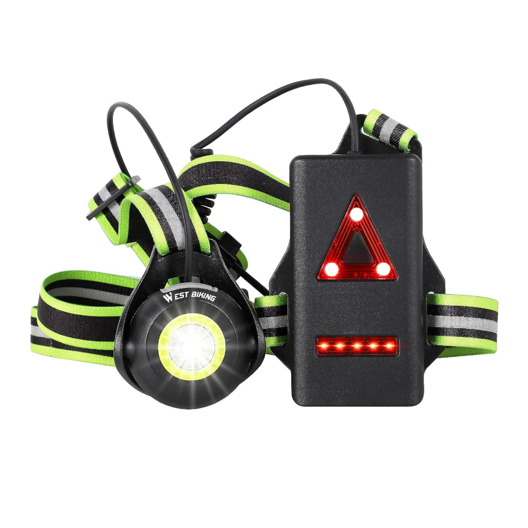 USB rechargeable running chest light