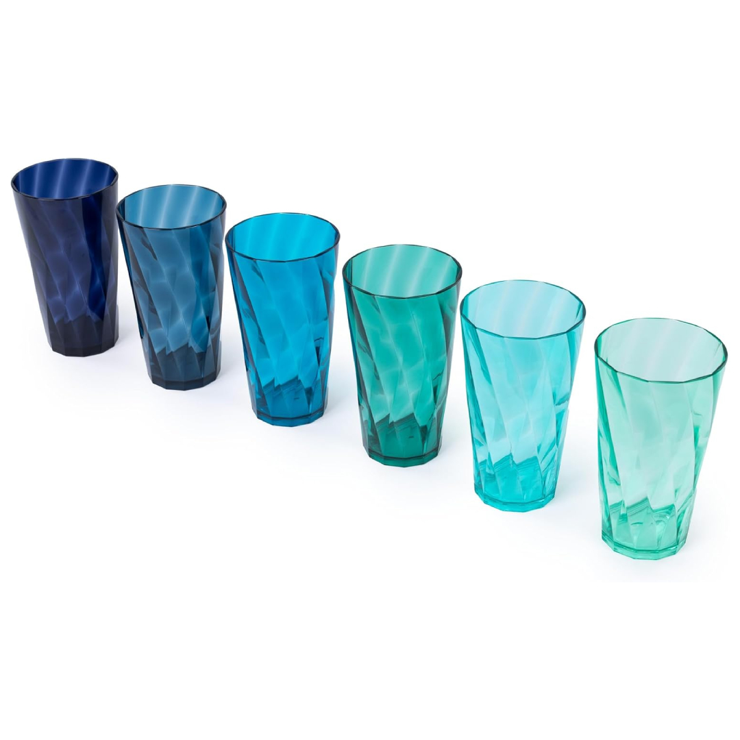 LIVIVO acrylic tumblers set of 6