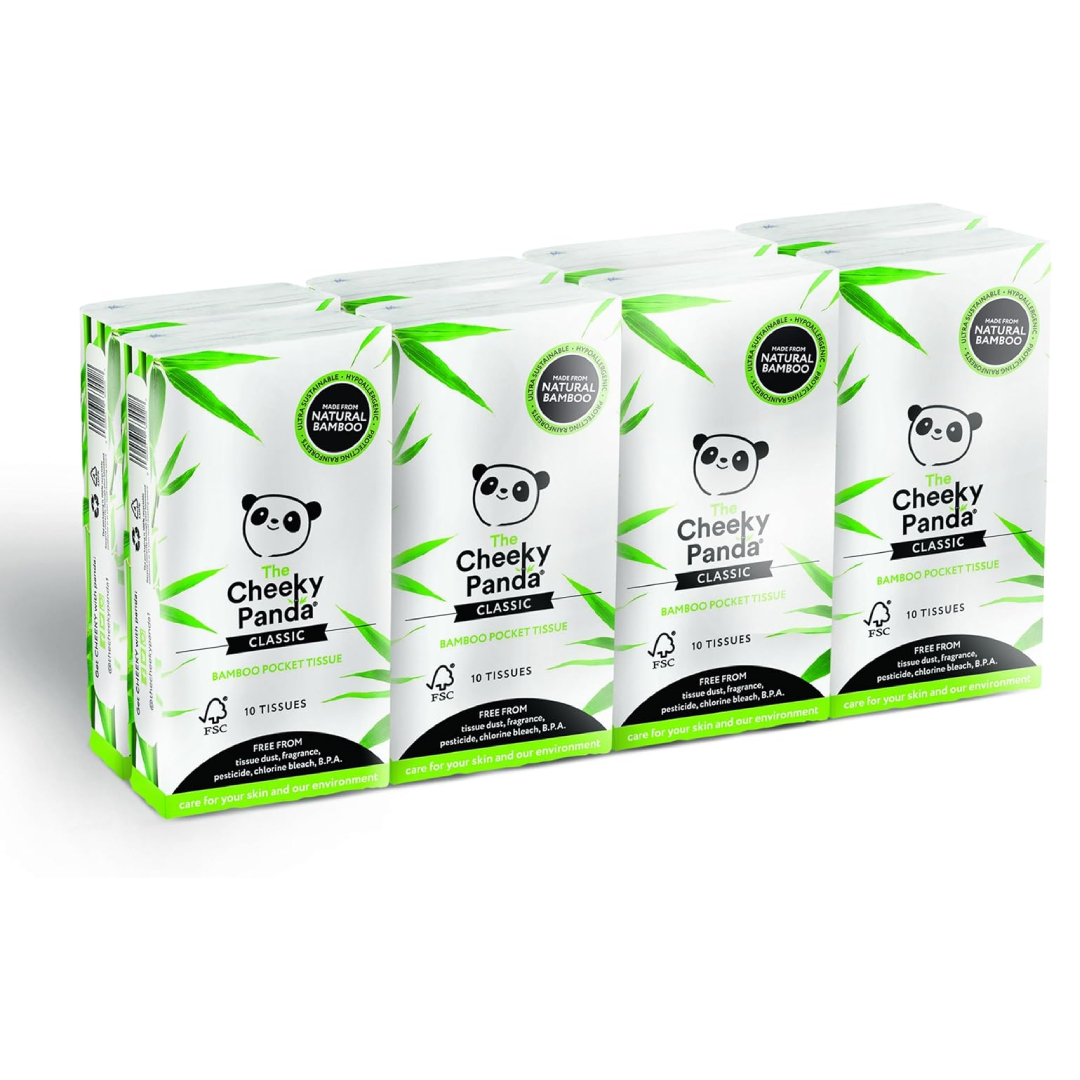 The Cheeky Panda bamboo pocket tissues
