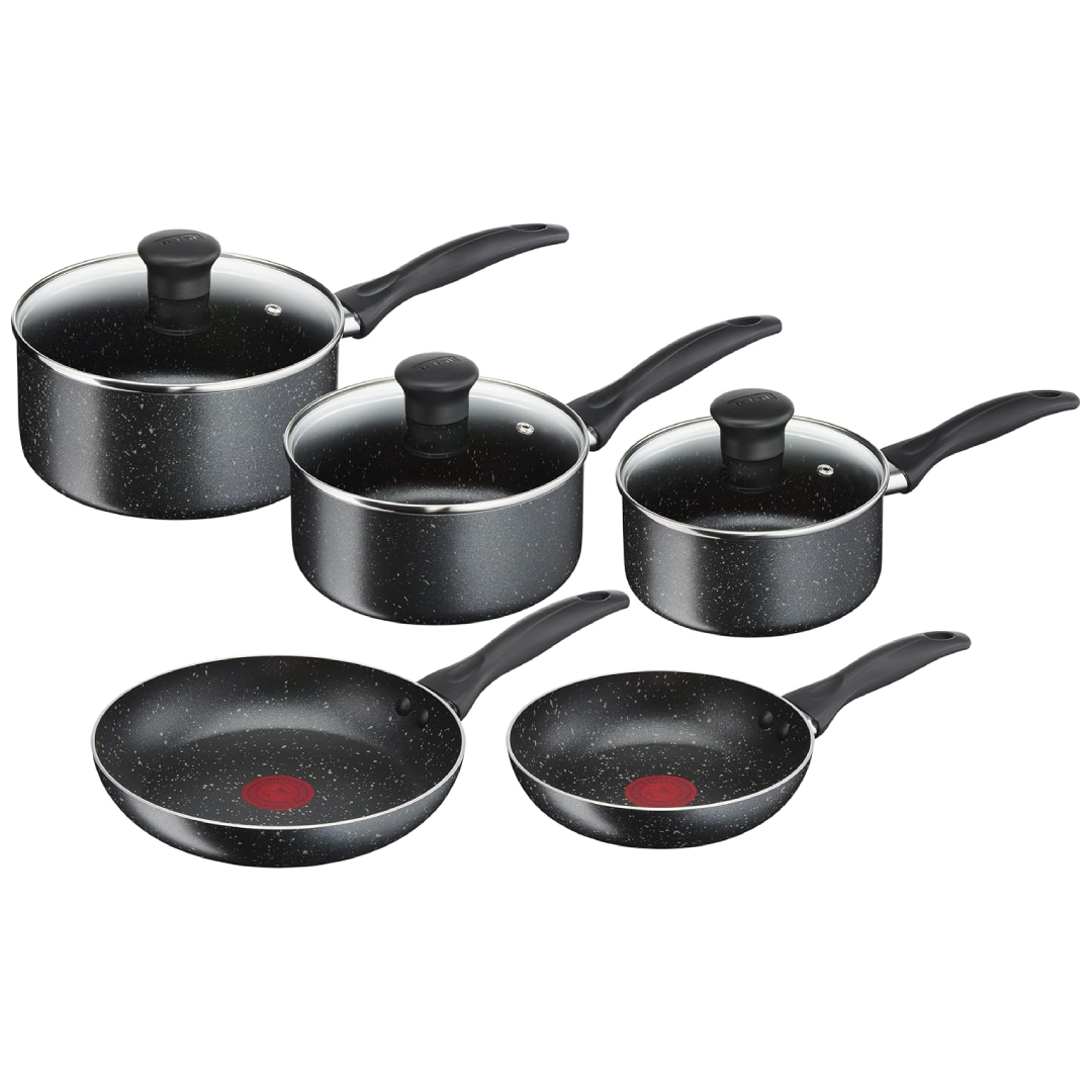 Tefal Origins Stone non stick pan set