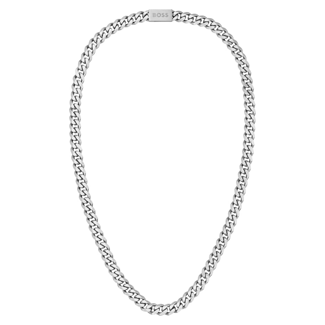 Boss stainless steel chain necklace
