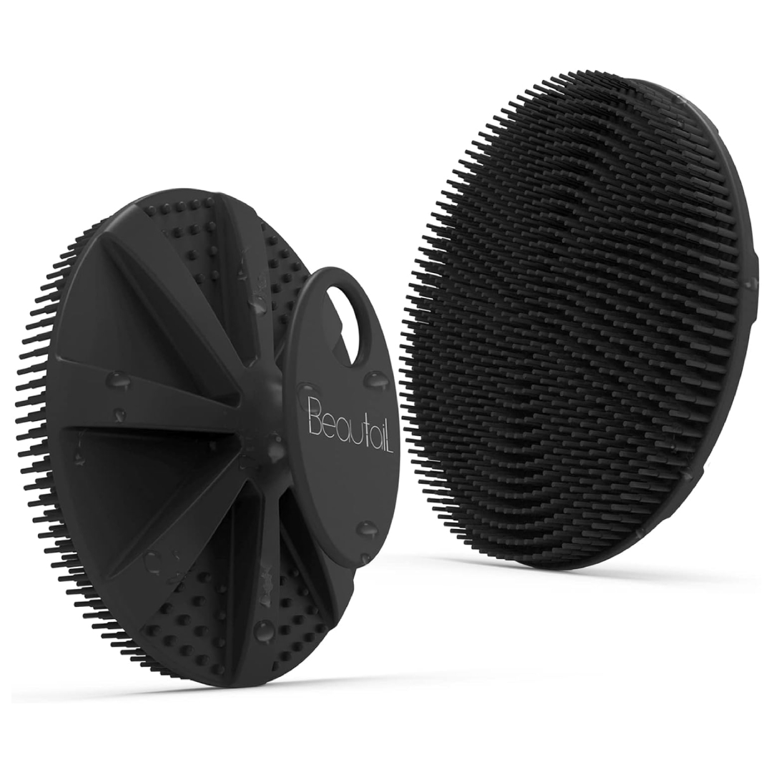 silicone body scrubber hygienic shower brush