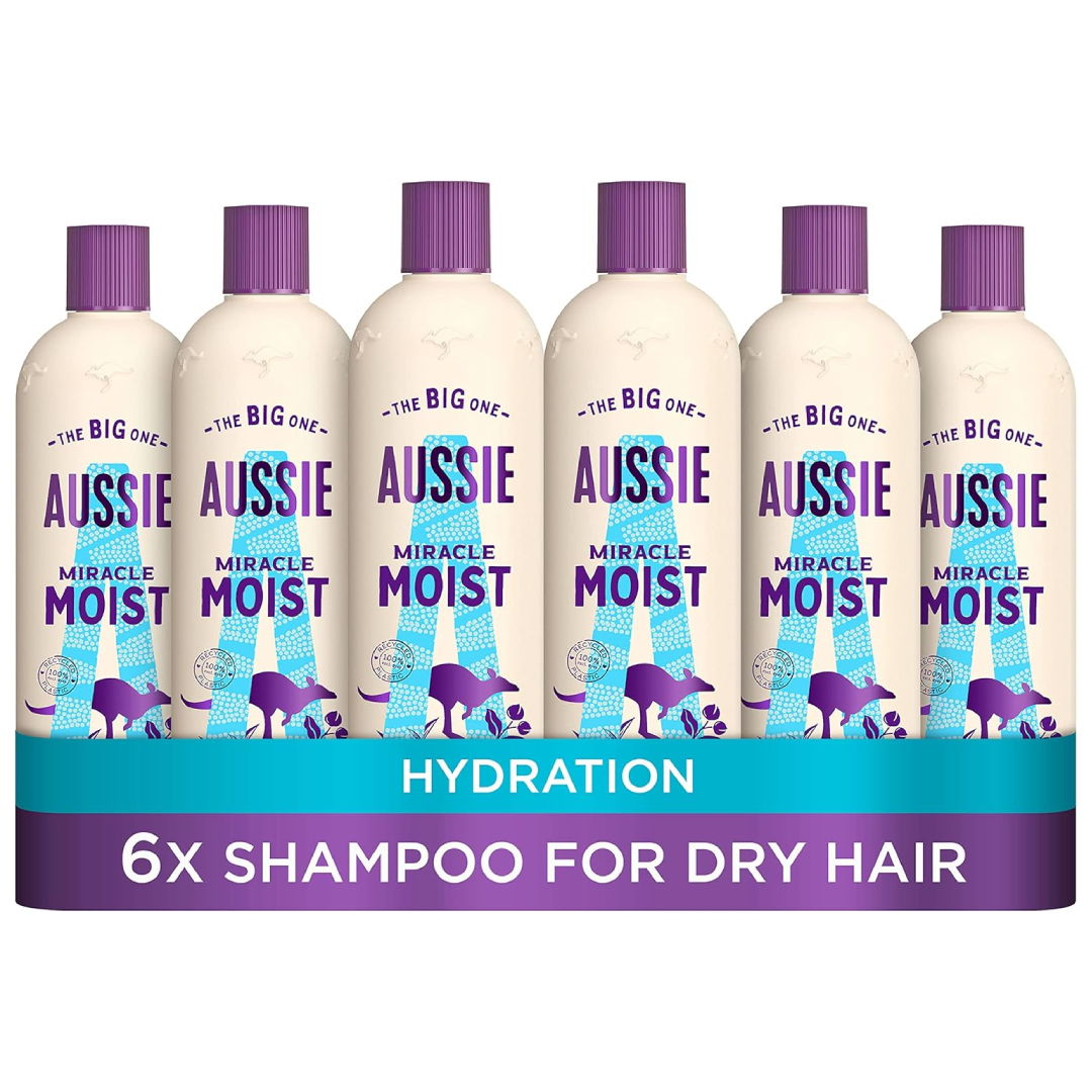 Aussie Miracle Moist Shampoo with macadamia oil