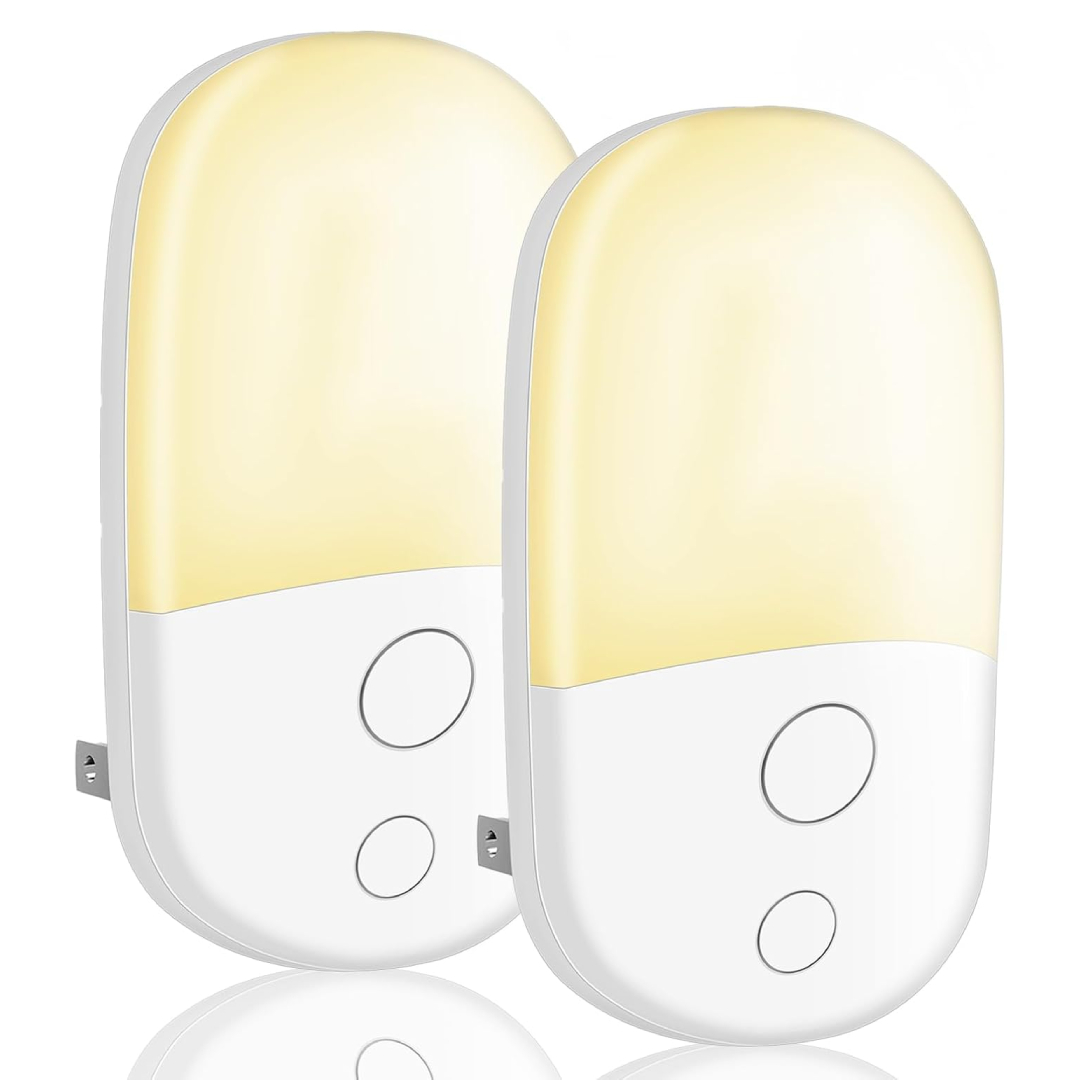 plug in LED night light 2-pack