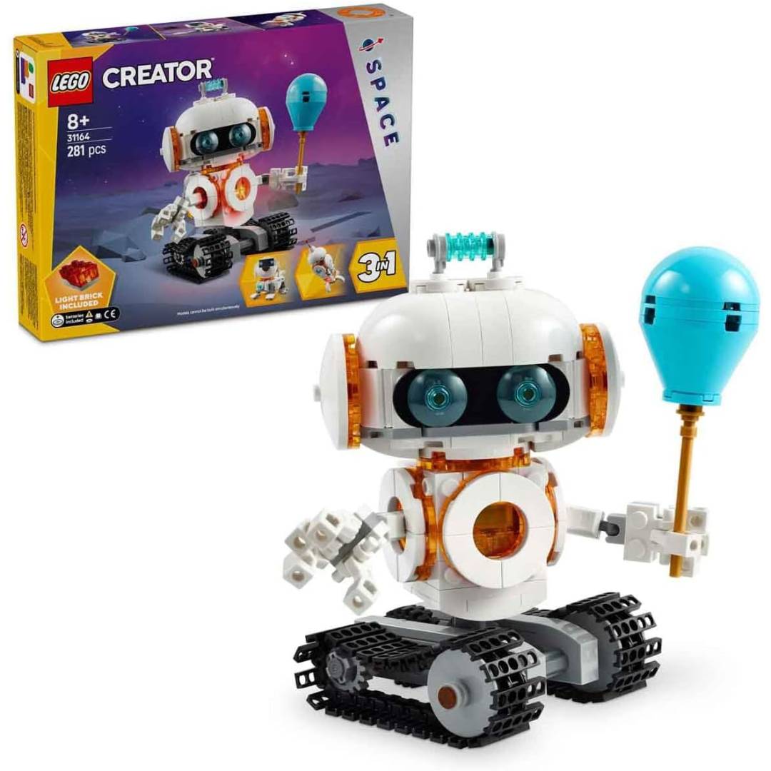 LEGO Creator 3 in 1 Space Robot Transformable into Model Rocket Toy and Dog Figure
