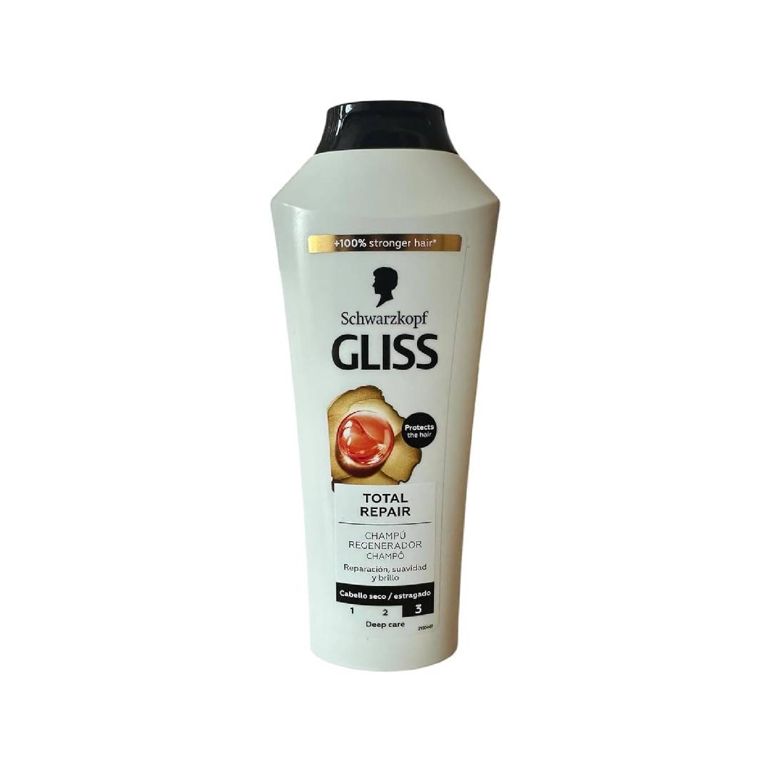 Schwarzkopf Gliss Total Repair Regenerating Shampoo for Dry and Damaged Hair 400 ml