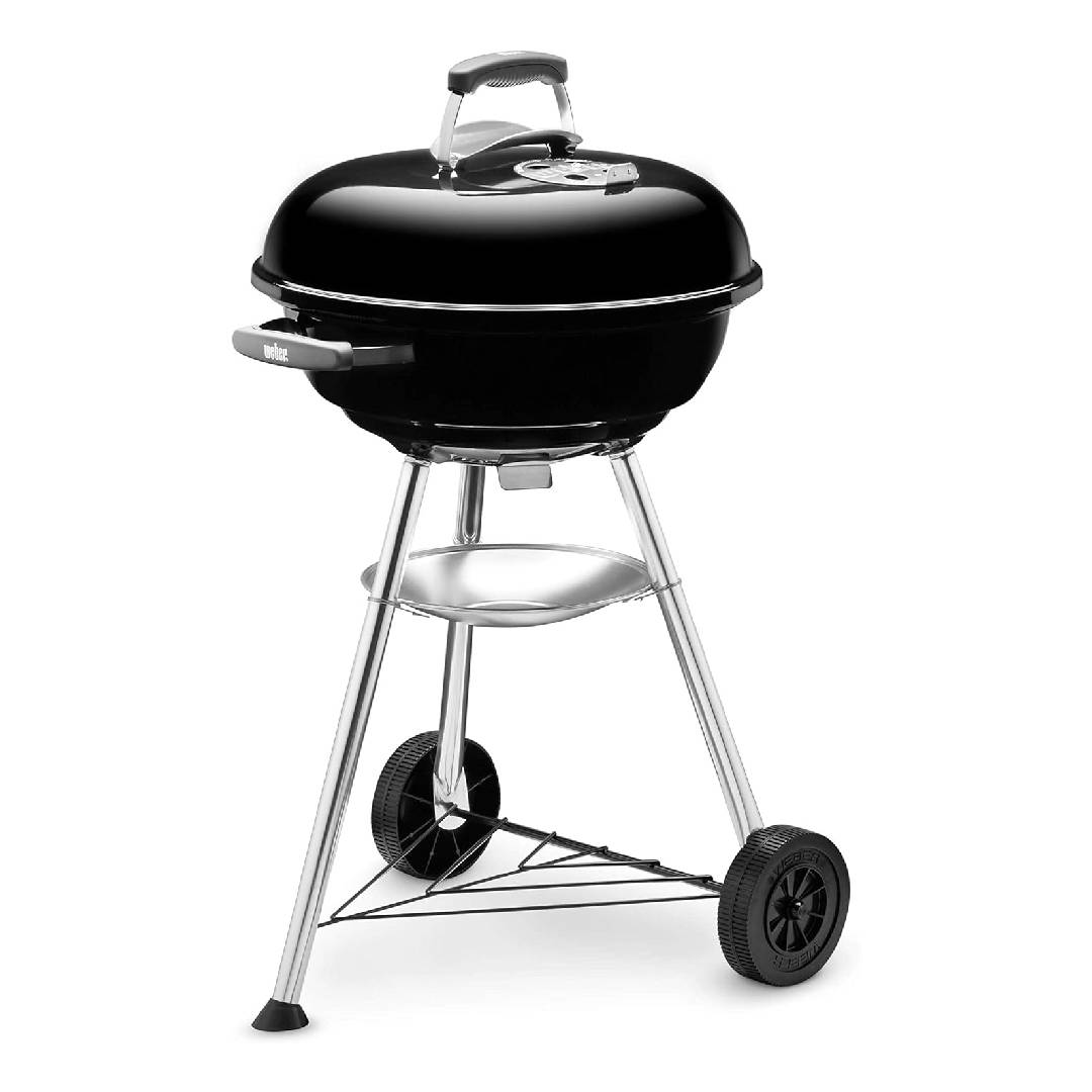 Weber Compact Kettle Charcoal Grill Barbecue