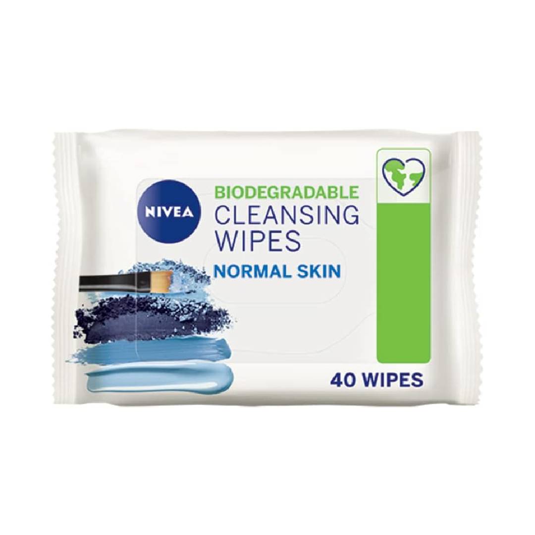 NIVEA Biodegradable Cleansing Wipes Normal Skin (40 sheets)