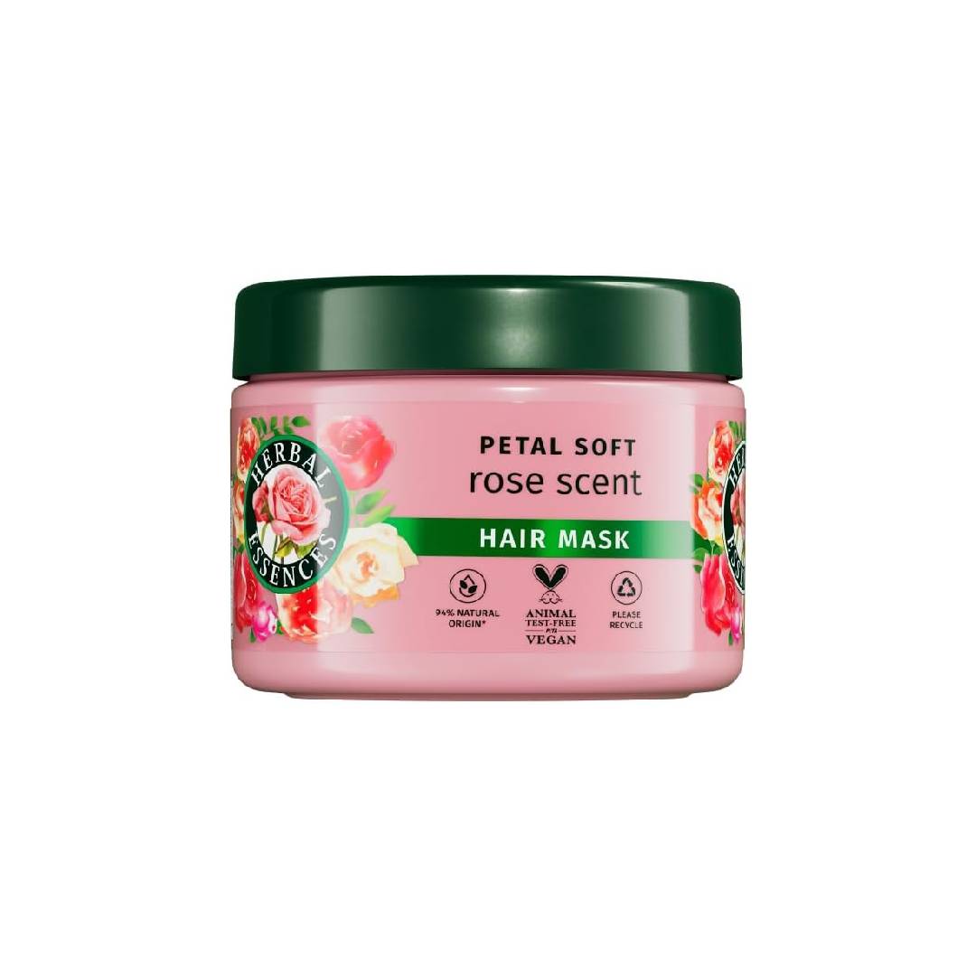 Herbal Essences Rose Scent Petal Soft Hair Mask 500ml to Intensely Nourish Dry Hair