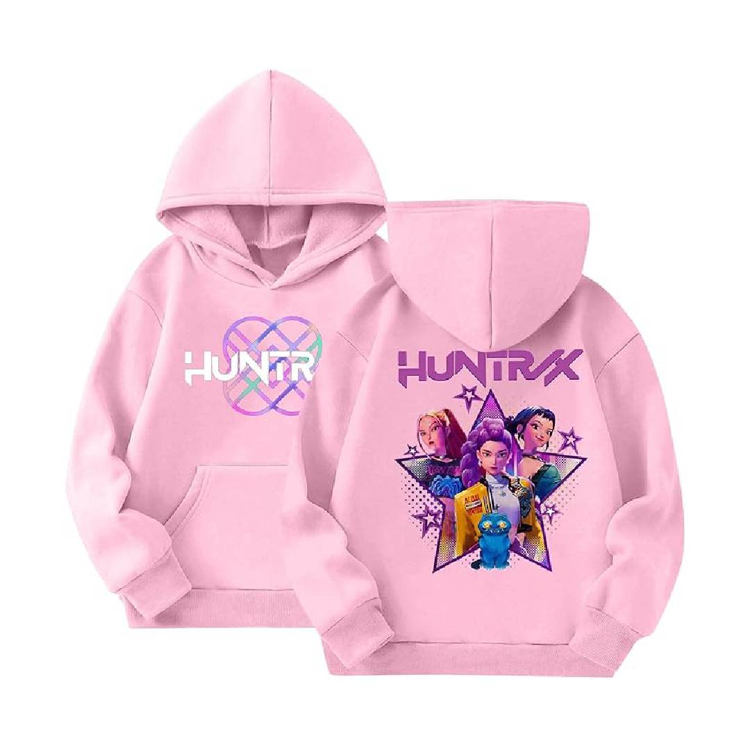 Demon Hunters Hoodies Girl Graphic Sweatshirt Pullover Pop Lover Gift Streetwear Y2k Clothes