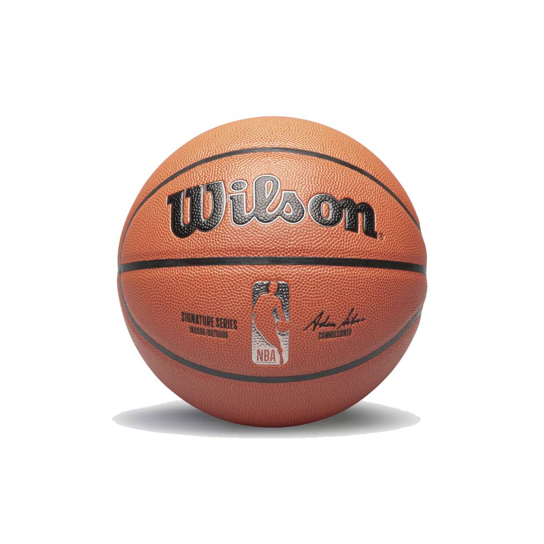 WILSON Size 7 Basketball NBA Signature Series - Orange