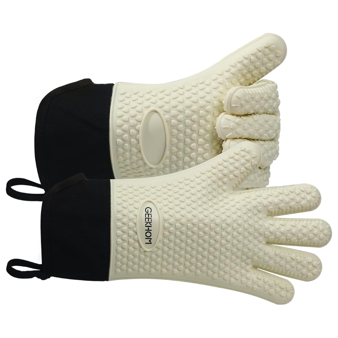 silicone bbq gloves heat resistant