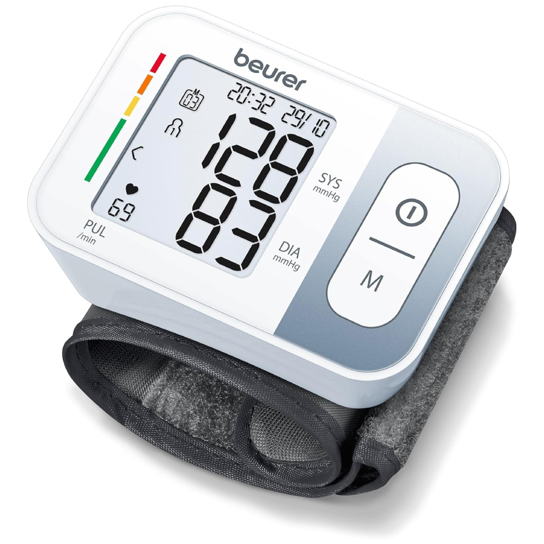 Beurer BC28 wrist blood pressure monitor with arrhythmia detection
