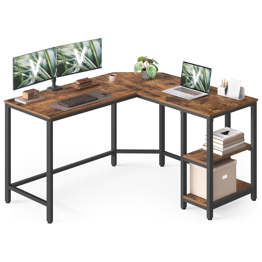 vasagle l shaped computer desk