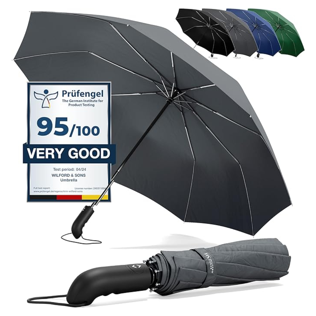 windproof compact umbrella with auto open close