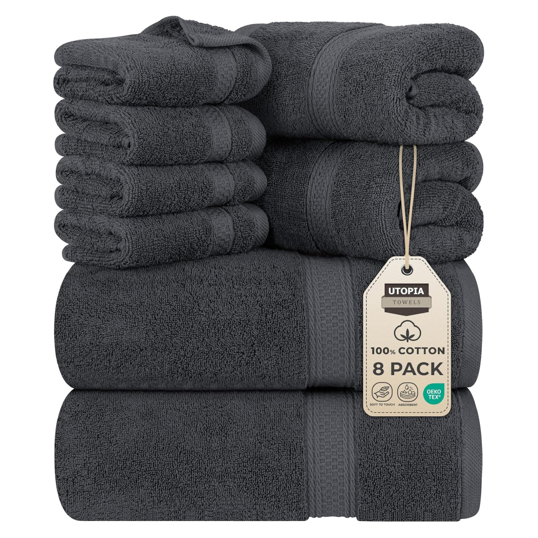Utopia Towels 8 piece towel set