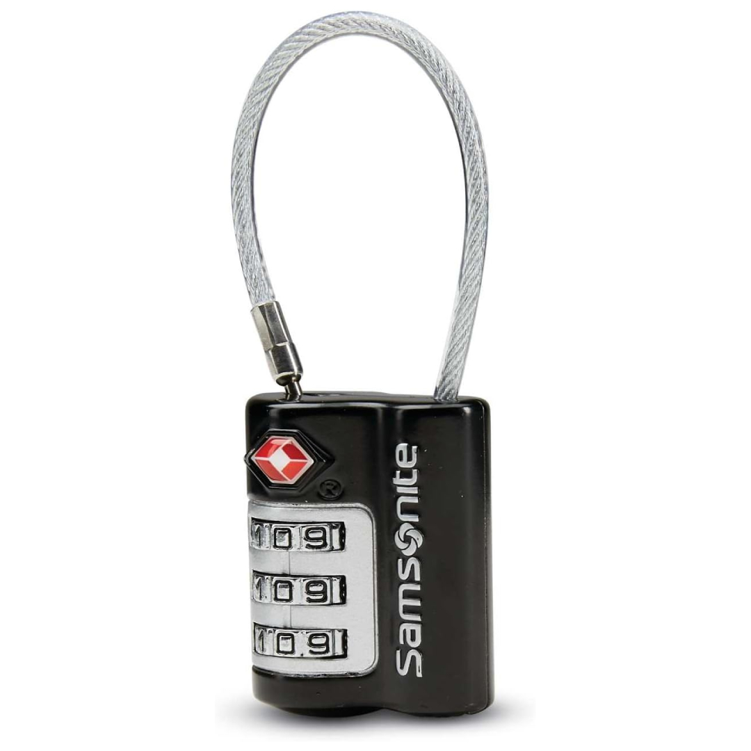 Samsonite 3 dial travel cable lock