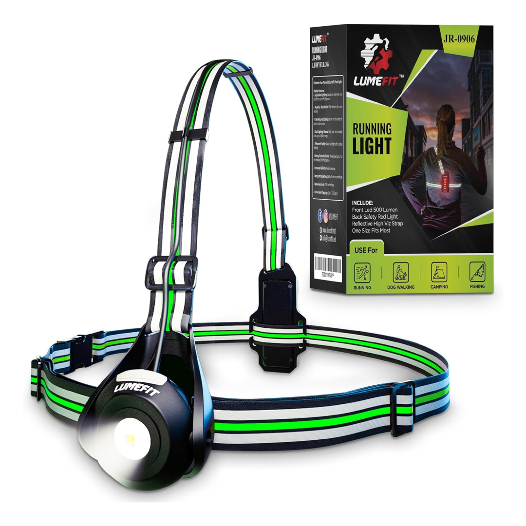 LUMEFIT running light with reflective vest